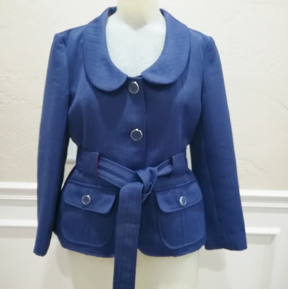 Tulle blue blazer